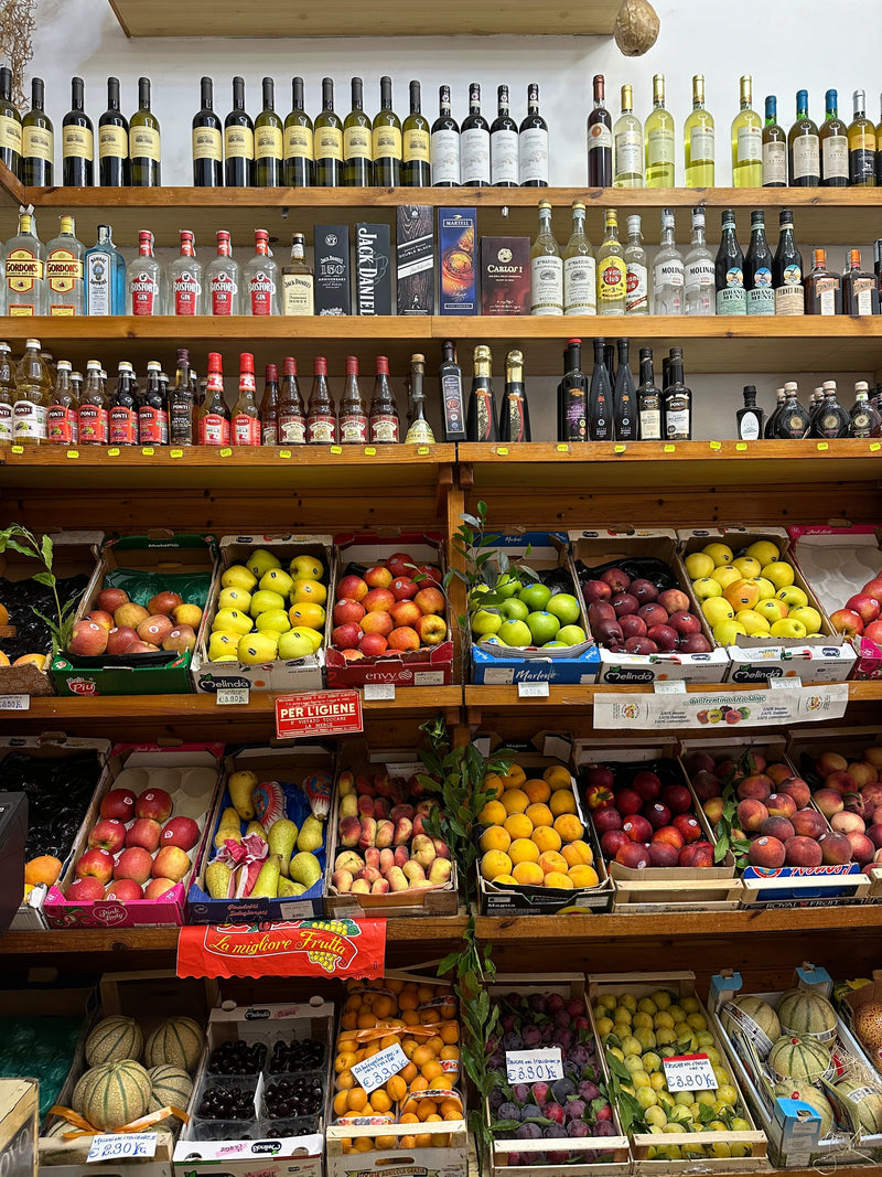 fruits and vegetables in italian market