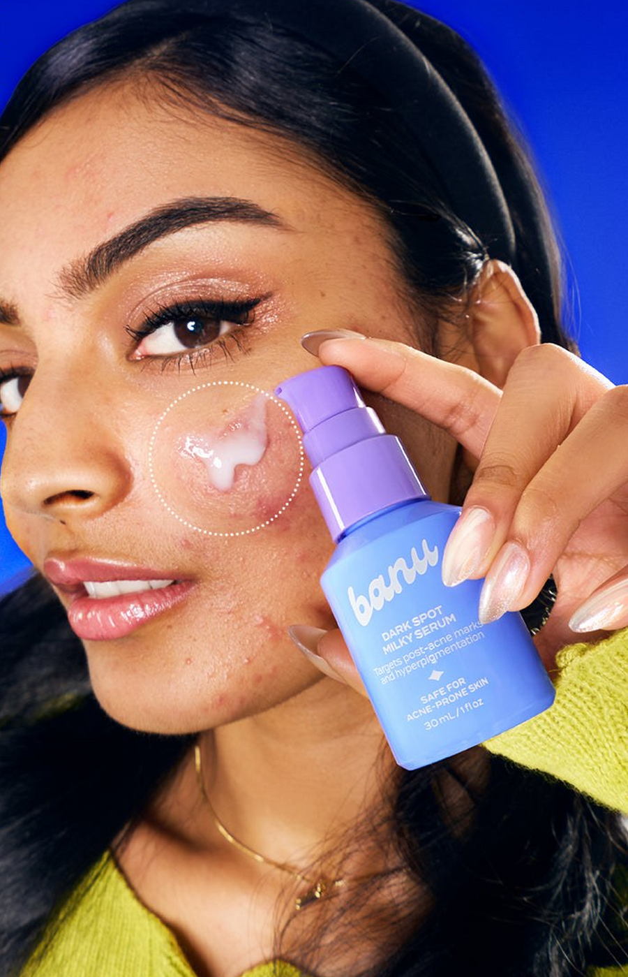 Visibly fades dark spots